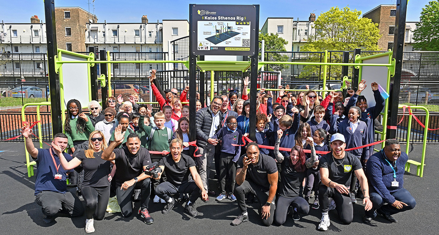 Group photo at Greenwich gym